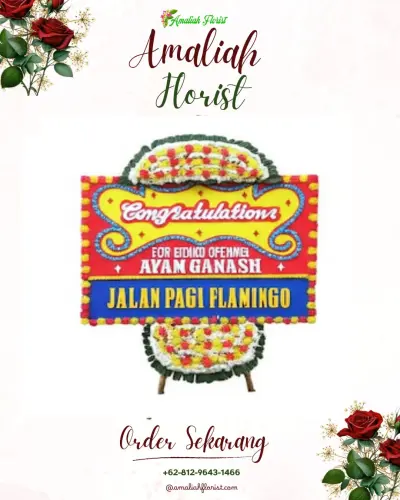 Bunga Papan Congratulation di Sebani